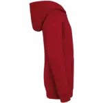 Ecologisch kindersweatvest met capuchon, hibiscus red — productfoto 6