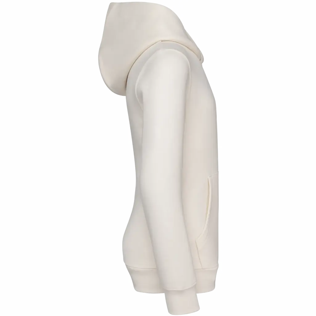 Ecologisch kindersweatvest met capuchon, ivory — productfoto 7