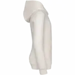 Ecologisch kindersweatvest met capuchon, ivory — productfoto 7