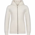 Ecologisch kindersweatvest met capuchon, ivory — productfoto 8