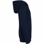 Ecologisch kindersweatvest met capuchon, navy blue — productfoto 10