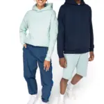 Ecologische uniseks oversized sweater met capuchon — productfoto 3