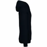 PS_NS408-S-2_BLACK - Hidalgo-werbeartikel Ecologische uniseks oversized sweater met capuchon, black — productfoto 7