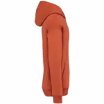 PS_NS408-S-2_BURNTBRICK - Hidalgo-werbeartikel Ecologische uniseks oversized sweater met capuchon, burnt brick — productfoto 9