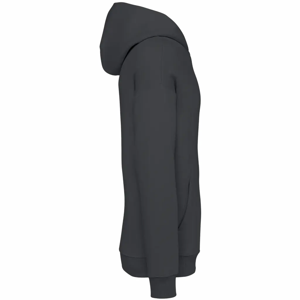 PS_NS408-S-2_IRONGREY - Hidalgo-werbeartikel Ecologische uniseks oversized sweater met capuchon, iron grey — productfoto 11