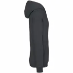 PS_NS408-S-2_IRONGREY - Hidalgo-werbeartikel Ecologische uniseks oversized sweater met capuchon, iron grey — productfoto 11