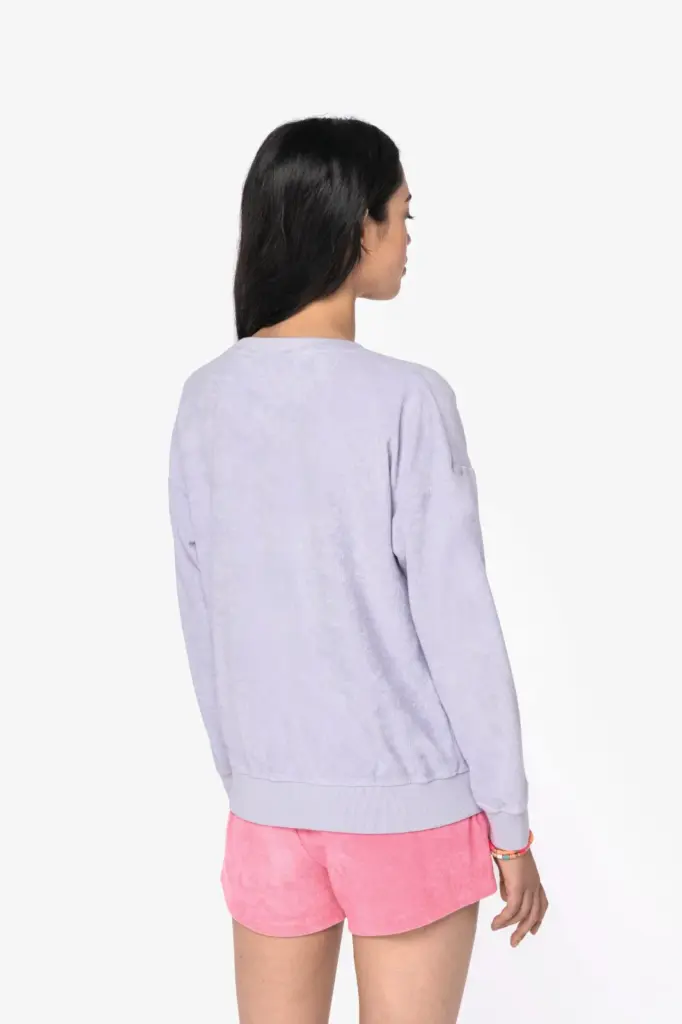 Ecologisch badstof damessweater — productfoto 3