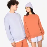 Ecologische oversized uniseks sweater French Terry