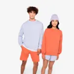 Ecologische oversized uniseks sweater French Terry — productfoto 2
