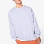 Ecologische oversized uniseks sweater French Terry — productfoto 3