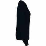 Ecologische oversized uniseks sweater French Terry, washed black — productfoto 5