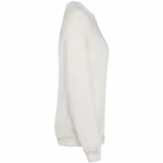 Ecologische oversized uniseks sweater French Terry, washed ivory — productfoto 6