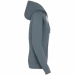 Ecologische damessweater met capuchon en raglanmouwen, mineral grey — productfoto 8