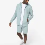 Heren sweatvest met capuchon en rits — productfoto 2