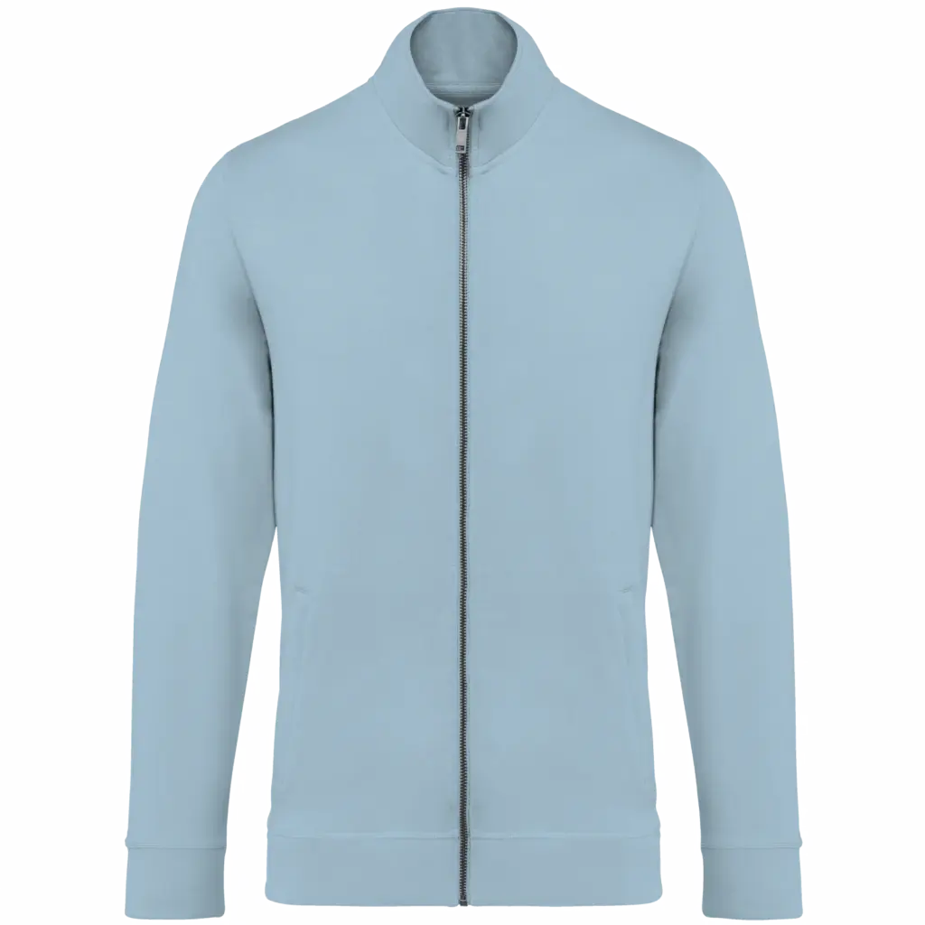 Sweatvest met opstaande kraag, aquamarine — productfoto 2