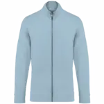 Sweatvest met opstaande kraag, aquamarine — productfoto 2