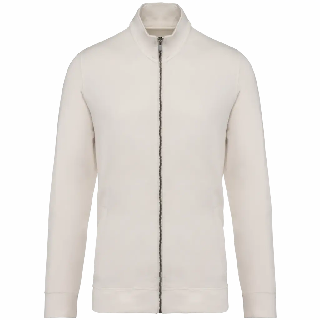 Sweatvest met opstaande kraag, ivory — productfoto 3