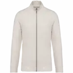 Sweatvest met opstaande kraag, ivory — productfoto 3