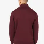 Ecologische herensweater met opstaande ritskraag — productfoto 4