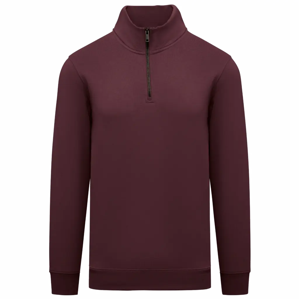 Custom Men's Sweater NS428 Quarter Zip Organic Cotton XS-3XL — product photo 7