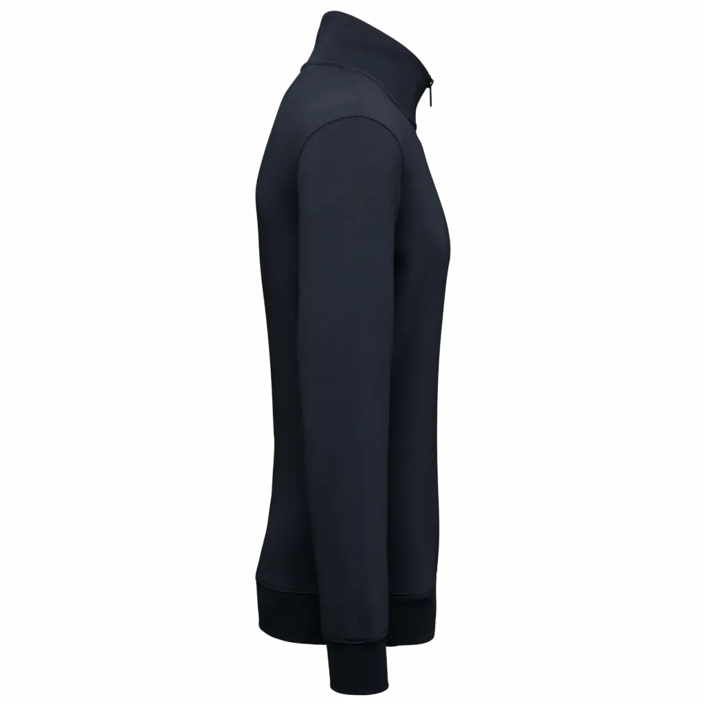 PS_NS428-S_NAVYBLUE - Hidalgo-werbeartikel Ecologische herensweater met opstaande ritskraag, navy blue — productfoto 9