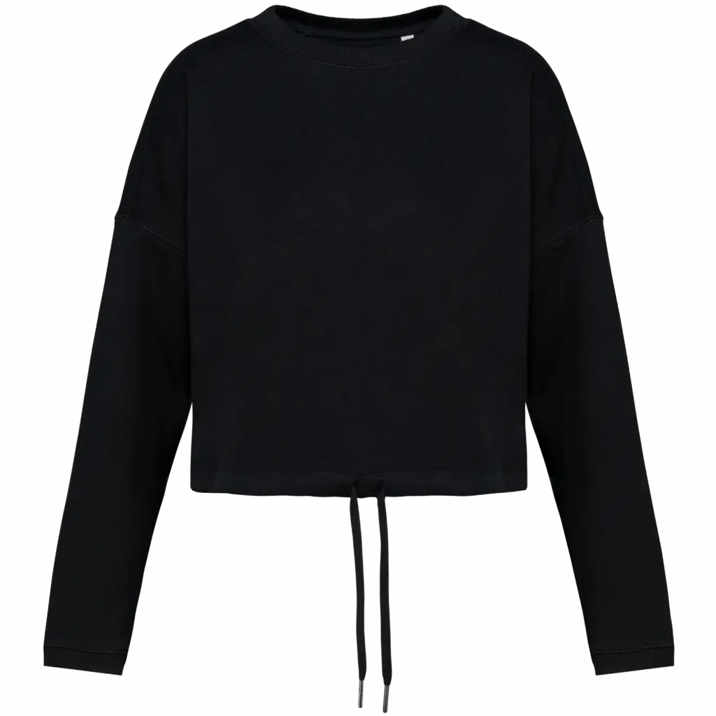 Cropped Damen Sweater bedrucken NS429 Bio Oversized XS-XL — Produktfoto 7