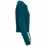 PS_NS429-S_PEACOCKGREEN - Hidalgo-werbeartikel Ecologische cropped damessweater met ronde hals, peacock green — productfoto 9