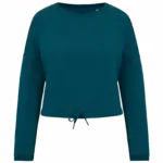 Cropped Damen Sweater bedrucken NS429 Bio Oversized XS-XL — Produktfoto 10