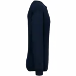 PS_NS430-S_NAVYBLUE - Hidalgo-werbeartikel Ecologische uniseks sweater met ronde hals en verlaagde schouders French Terry, navy blue — productfoto 7