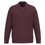 Printed NS432 Organic Quarter Zip Polo Sweater XS-XXL — product photo 7