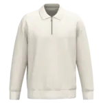 Printed NS432 Organic Quarter Zip Polo Sweater XS-XXL — product photo 8