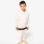 Ecologische oversized kindersweater met capuchon — productfoto 3