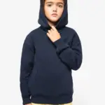 Ecologische oversized kindersweater met capuchon — productfoto 4
