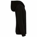 Ecologische oversized kindersweater met capuchon, black — productfoto 5