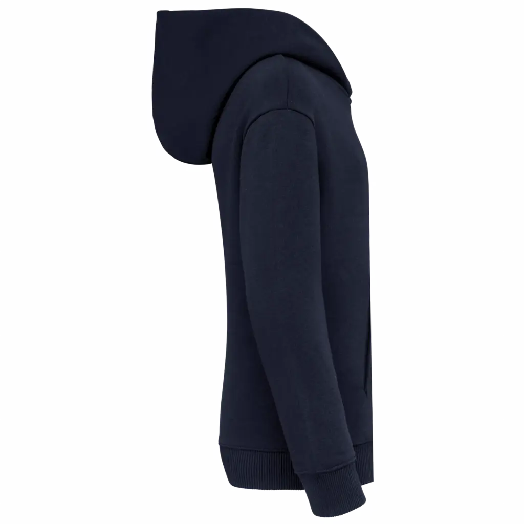 PS_NS438-S_NAVYBLUE - Hidalgo-werbeartikel Ecologische oversized kindersweater met capuchon, navy blue — productfoto 8