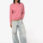 NS439-2_2026 - Hidalgo-werbeartikel Ecologische dames sweater met ronde hals en verlaagde schouders