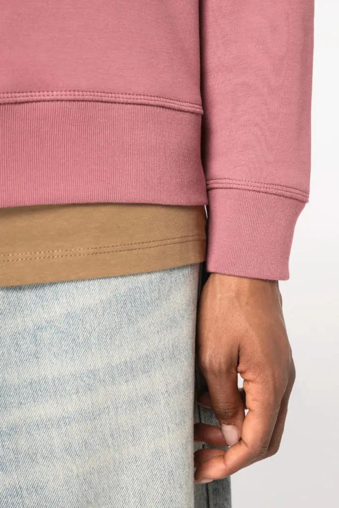 NS439-12_2026 - Hidalgo-werbeartikel Ecologische dames sweater met ronde hals en verlaagde schouders — productfoto 3