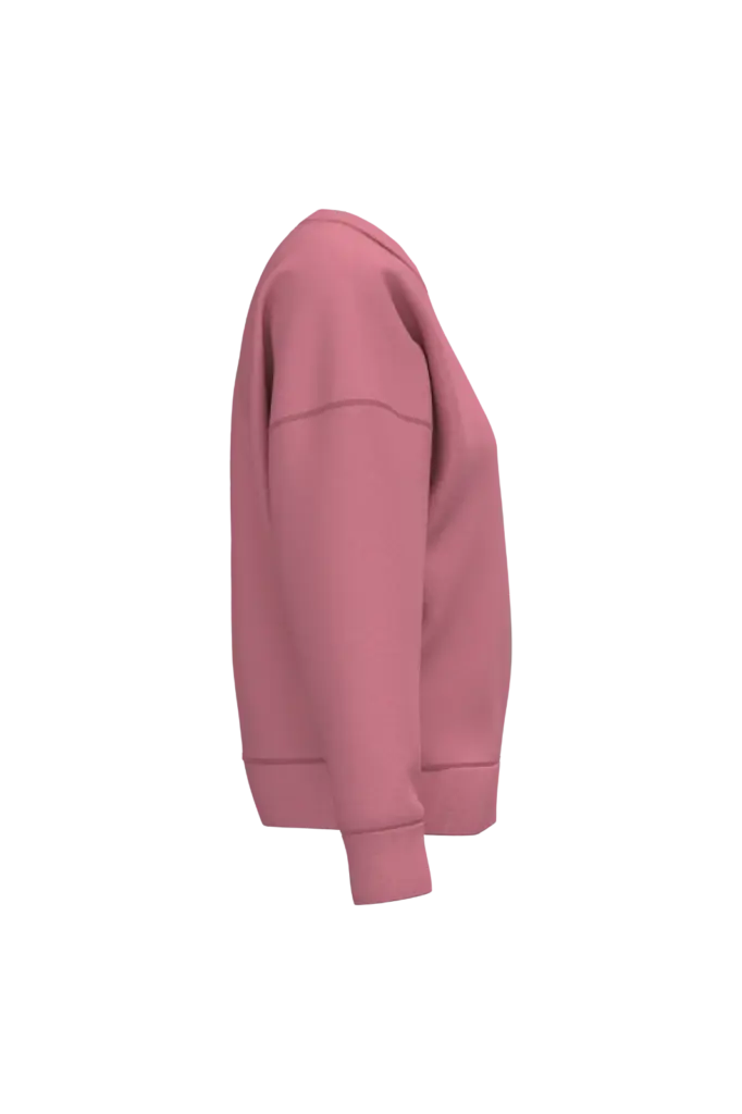 PS_NS439-S_ANTIQUEROSE - Hidalgo-werbeartikel Ecologische dames sweater met ronde hals en verlaagde schouders, antique rose — productfoto 5