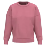 Ecologische dames sweater met ronde hals en verlaagde schouders, antique rose — productfoto 6