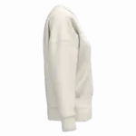 PS_NS439-S_IVORY - Hidalgo-werbeartikel Ecologische dames sweater met ronde hals en verlaagde schouders, ivory — productfoto 7