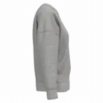 PS_NS439-S_MOONGREYHEATHER - Hidalgo-werbeartikel Ecologische dames sweater met ronde hals en verlaagde schouders, moon grey heather — productfoto 8