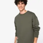 Ecologische oversized uniseks sweater met ronde hals