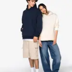 Ecologische uniseks oversized sweater met capuchon