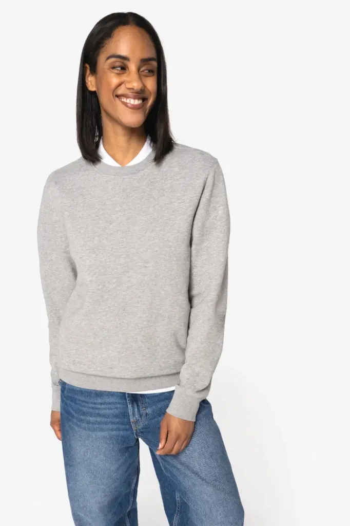 NS443-14_2026 - Hidalgo-werbeartikel Ecologische uniseks sweater met ronde hals — productfoto 4