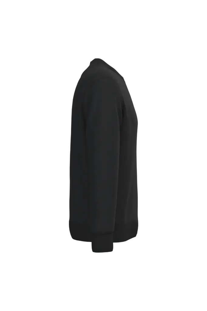 PS_NS443-S_BLACK - Hidalgo-werbeartikel Ecologische uniseks sweater met ronde hals, black — productfoto 5