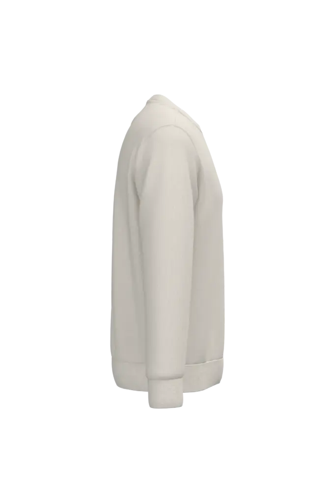 PS_NS443-S_IVORY - Hidalgo-werbeartikel Ecologische uniseks sweater met ronde hals, ivory — productfoto 6