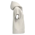 PS_NS446-S_IVORY - Hidalgo-werbeartikel Ecologische ruime, mouwloze damessweater met capuchon in French Terry, ivory — productfoto 7