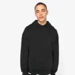 Duurzame uniseks oversized verwassen sweater met capuchon — productfoto 3