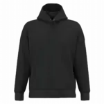 NS452 - Duurzame uniseks oversized sweater met capuchon, black