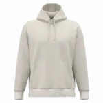 NS452 - Duurzame uniseks oversized sweater met capuchon, ivory — productfoto 2